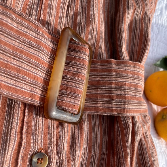 Adorable Little Striped Belted Dress!!! - Picture 4 of 7